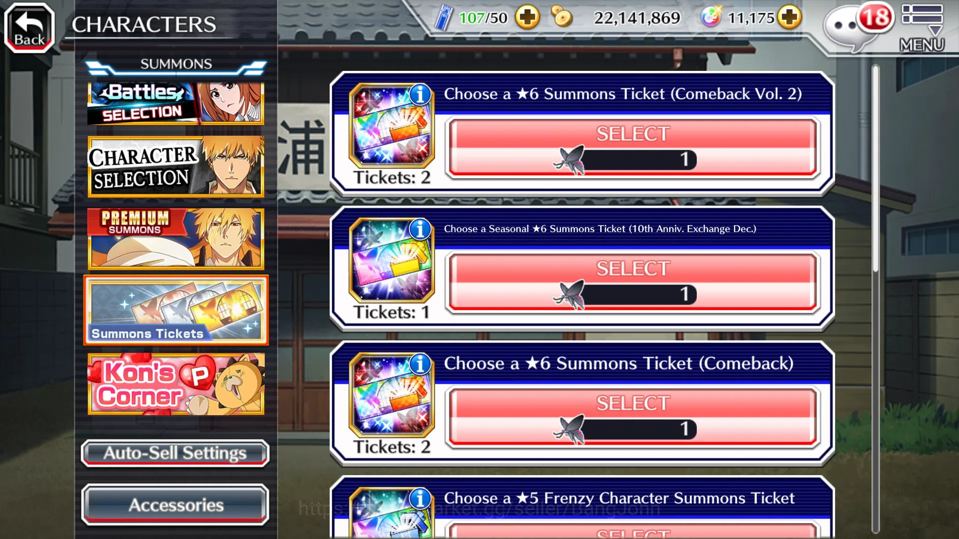 Bleach: Brave Souls Accounts Starter GLOBAL]11K Orb+Fresh All Story|Kon Karakurizer,Ichigo 15