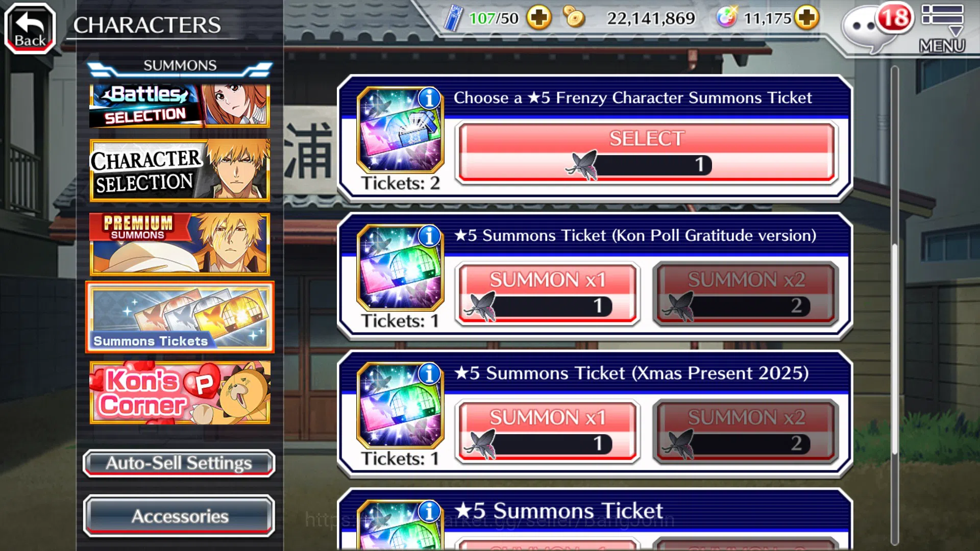 Bleach: Brave Souls Accounts Starter GLOBAL]11K Orb+Fresh All Story|Kon Karakurizer,Ichigo 16