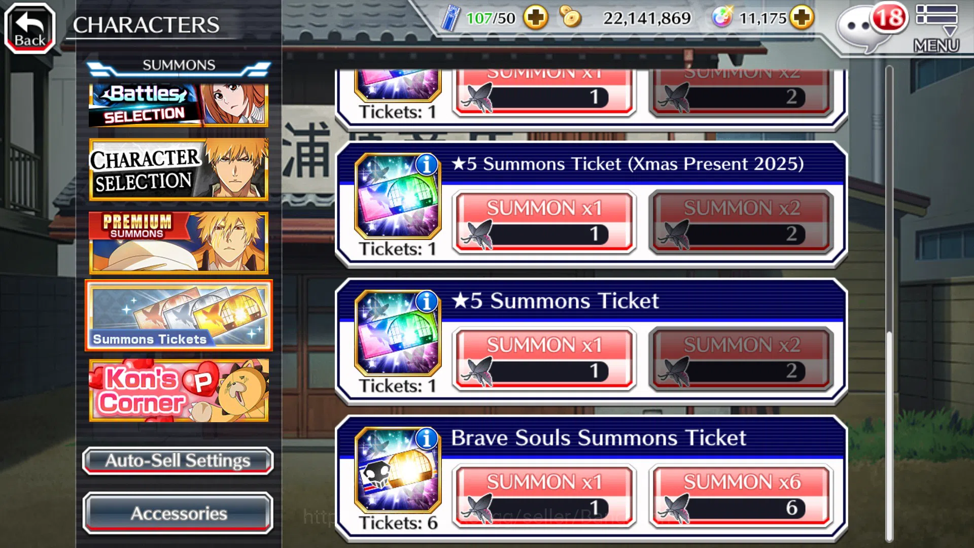 Bleach: Brave Souls Accounts Starter GLOBAL]11K Orb+Fresh All Story|Kon Karakurizer,Ichigo 17