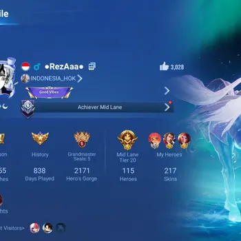 Honor of Kings Accounts Rare Skin Global|115H-217S| FLAWLESS: Elsa LadyZhen | LNY25: Lam,Daji,Nuwa,Consort Yu | Full ShanHai