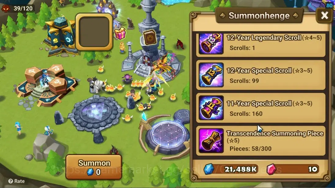Summoners War: Sky Arena Accounts Starter ASIA|Lv 26|Ready Gacha|99 12 YSC + 160 11 YSC + 3 LAAS + 5 LS + 4 LDS + 118 MS |1 10