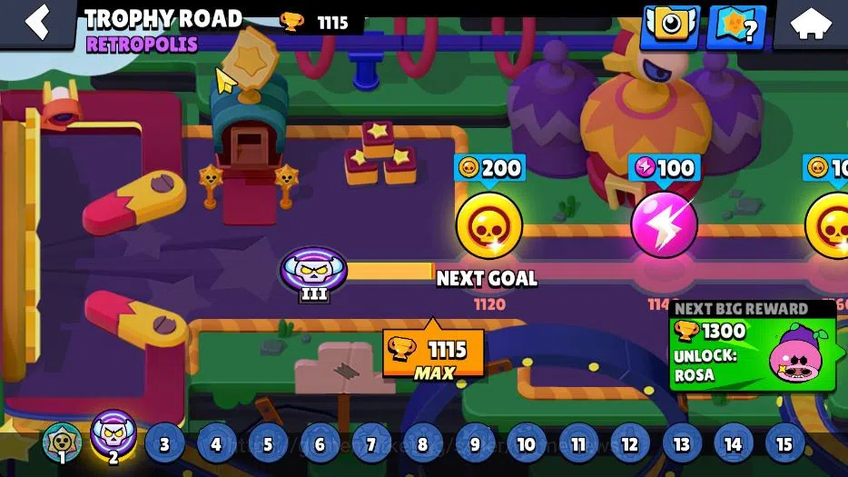 Brawl Stars Accounts 1115 Trophy|5K Bling 50 Gem|14 Brawlers 3 Max Lvl  image 4