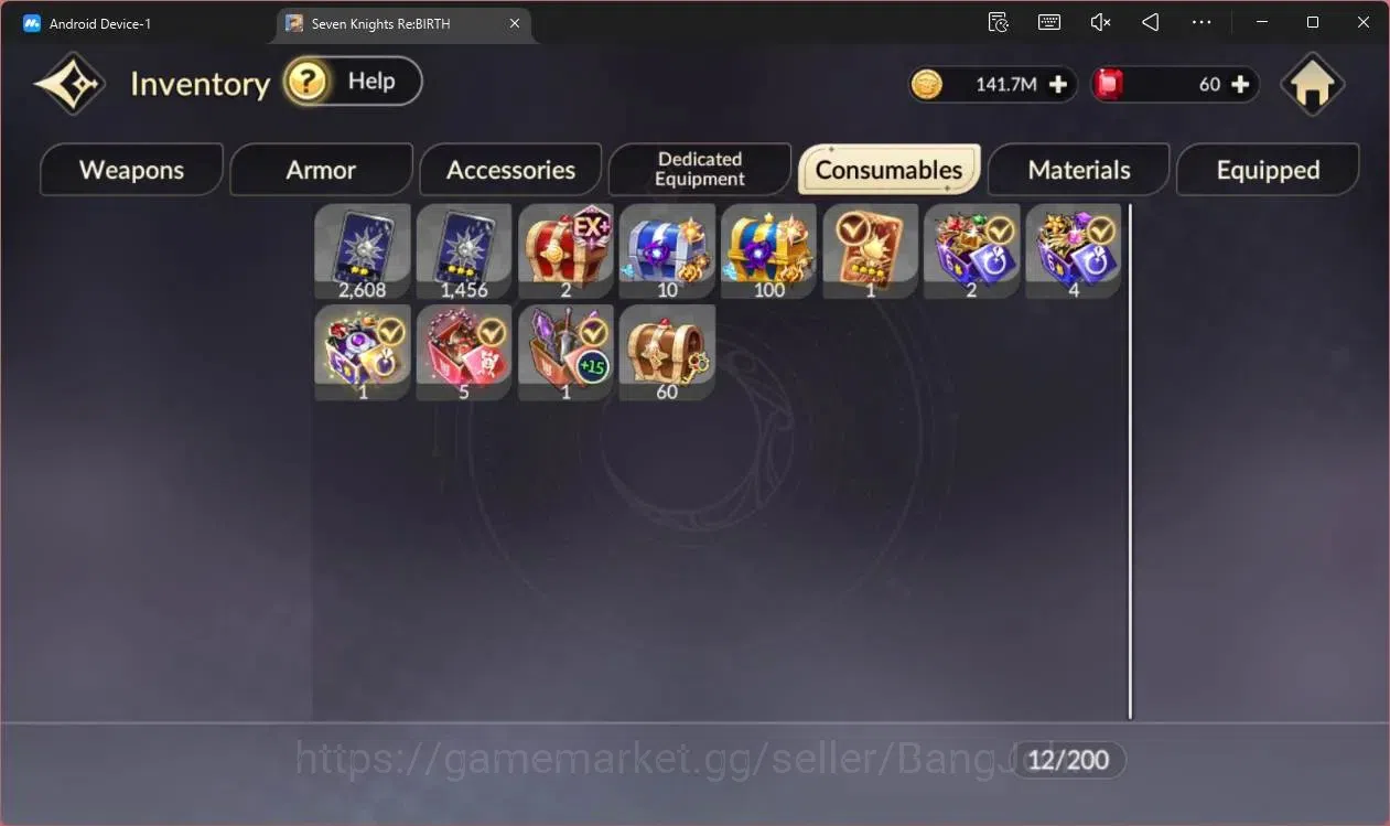 Seven Knights Re:Birth Accounts Global |5 EX7(Fai TC1,Juri TC 1,Gelidus TC1,Melia, image 10