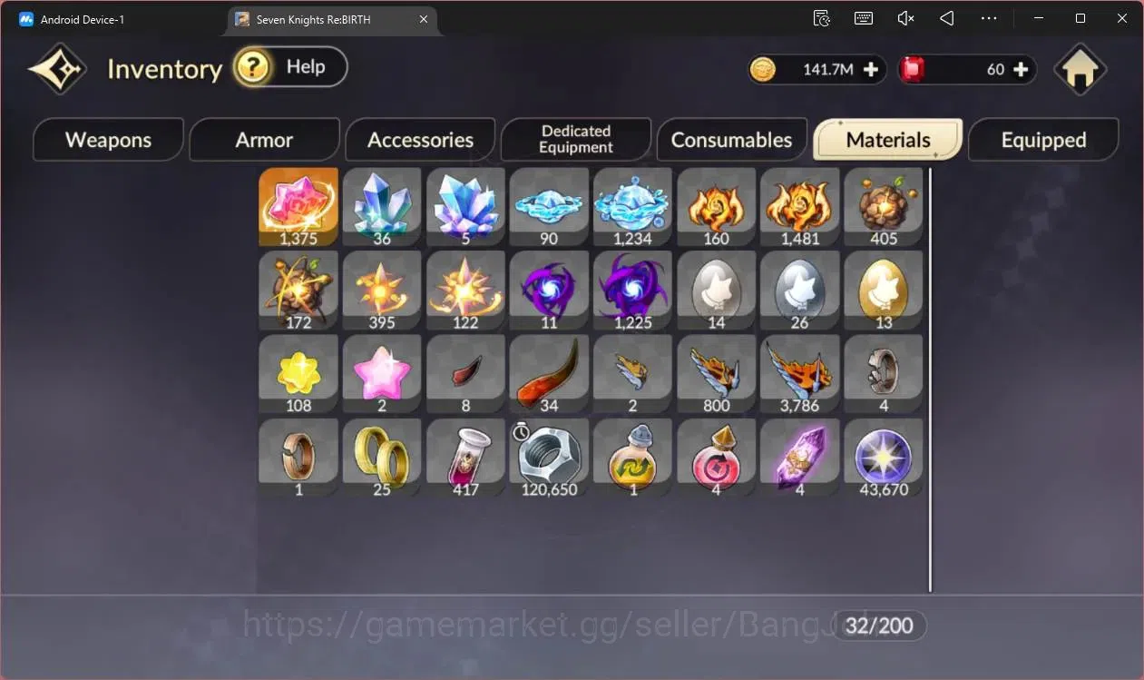 Seven Knights Re:Birth Accounts Global |5 EX7(Fai TC1,Juri TC 1,Gelidus TC1,Melia, image 11