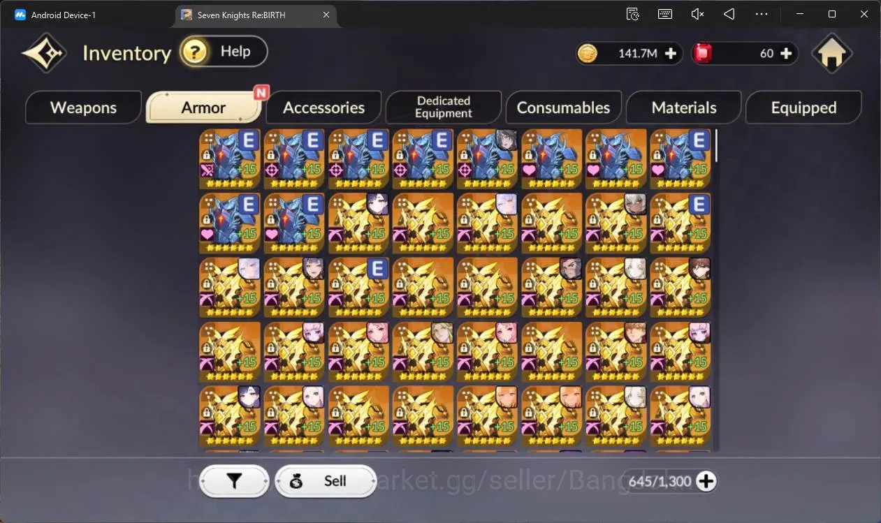 Seven Knights Re:Birth Accounts Global |5 EX7(Fai TC1,Juri TC 1,Gelidus TC1,Melia, image 7