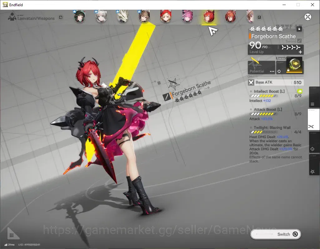 Arknights: Endfield Accounts ASIA|Lv58|9SSR(5Limit)+17(*6WEP)|[(Fangyi,Gilberta image 6