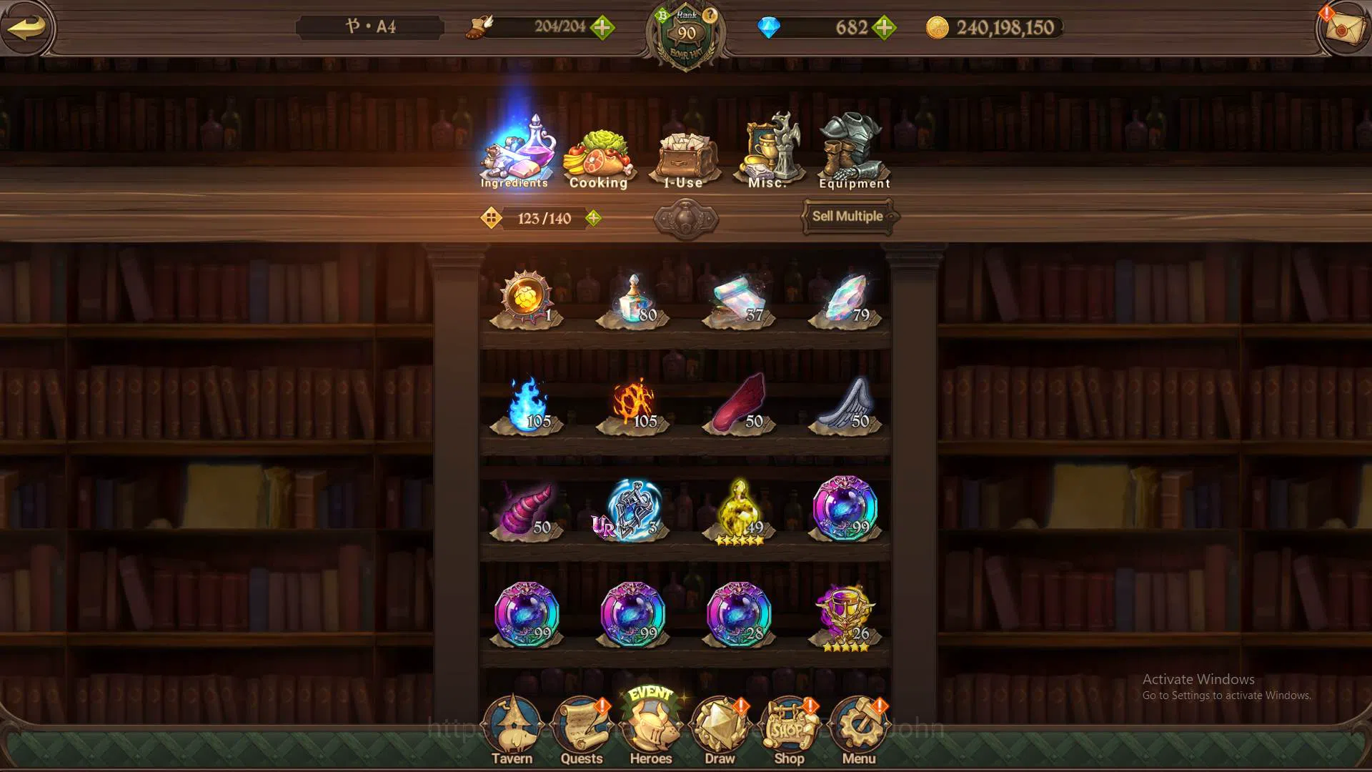 The Seven Deadly Sins: Grand Cross Accounts ASIA|793k CC|DM 682|1LR ELizabeth|UR Sabunak, Demo image 4