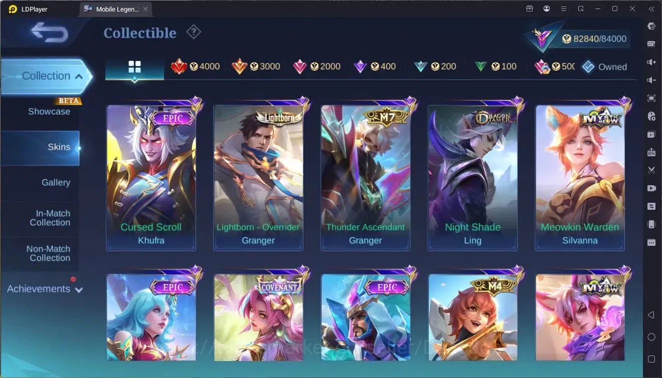 Mobile Legends: Bang Bang Accounts Global|Hero 129|Skin 292|Renowned|Prime Granger,Be image 15