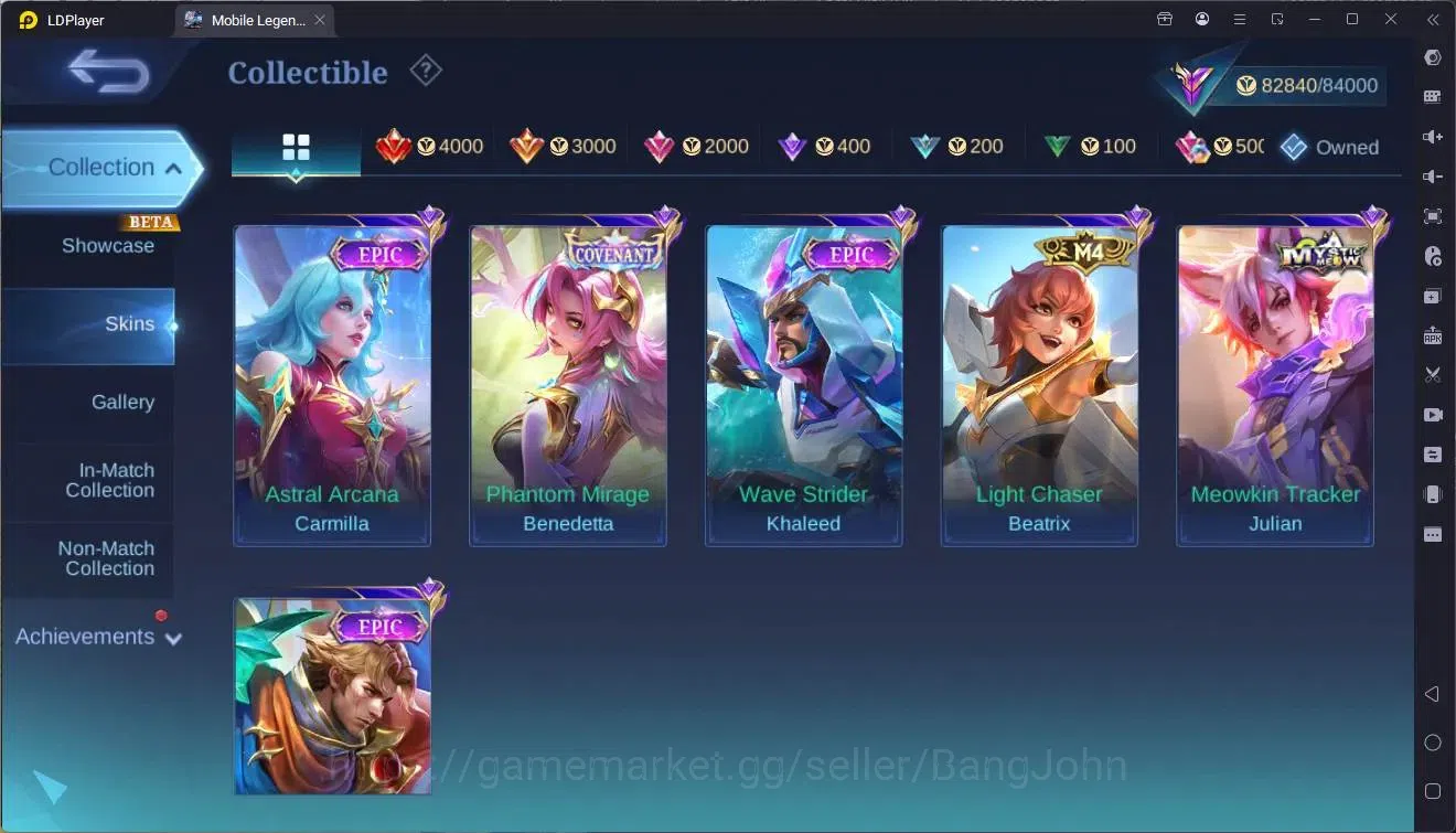 Mobile Legends: Bang Bang Accounts Global|Hero 129|Skin 292|Renowned|Prime Granger,Be image 16