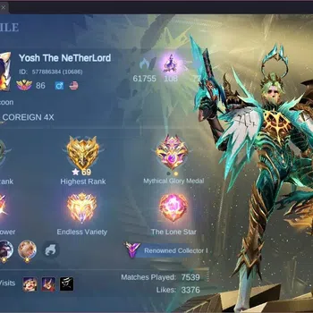 Mobile Legends: Bang Bang Collector Global|Hero 129|Skin 292|Renowned|Prime Granger,Be image 1