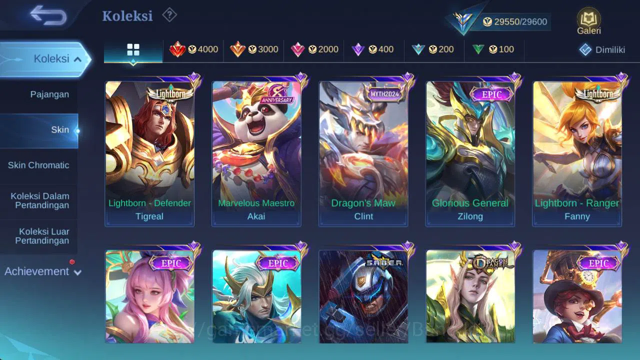 Mobile Legends: Bang Bang Accounts Global|hero 106,skin 130, LB karrie,LBorn(TG,Famnn image 10
