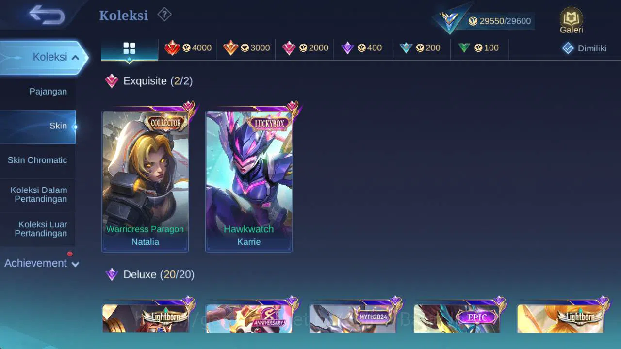 Mobile Legends: Bang Bang Accounts Global|hero 106,skin 130, LB karrie,LBorn(TG,Famnn image 11