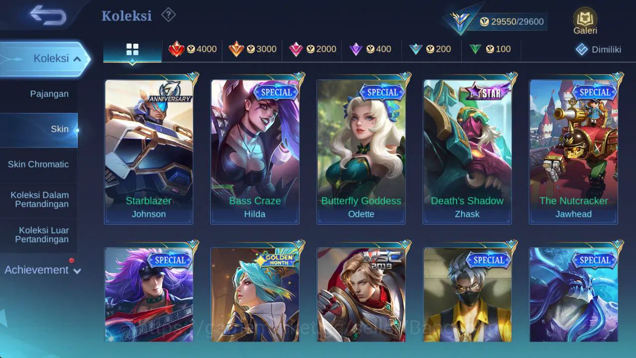Mobile Legends: Bang Bang Accounts Global|hero 106,skin 130, LB karrie,LBorn(TG,Famnn image 7