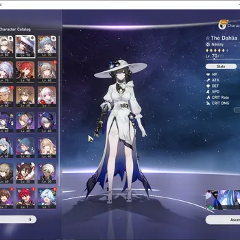 Honkai Star Rail Accounts Mid Game Asia|TL 62|8 Limited|The Dahlia E1,Firefly,Ruan Mei,Sunday,Danheng Terrae,Topaz,Archer,Fu