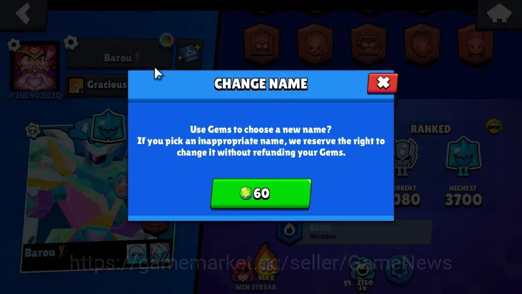 Brawl Stars Accounts 6713 Trophy|10k Bling|55Brawler 6Max|FullBuffies B image 5