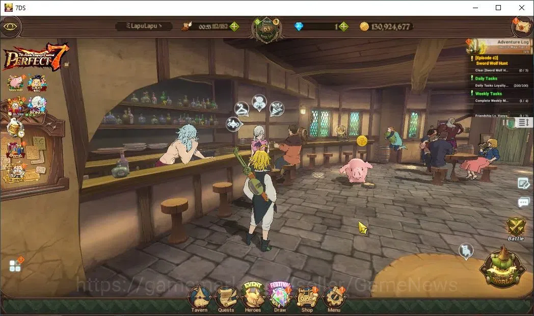 The Seven Deadly Sins: Grand Cross Accounts Global|2,1M CC|1 UR Selector|4 LR+4 UR+Collab ReZe image 1