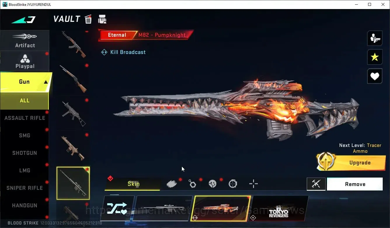 Blood Strike Accounts Asia|ETERNAL Lv2 M82-PumpkinKnight+MELEE SCYTHE Lu image 5