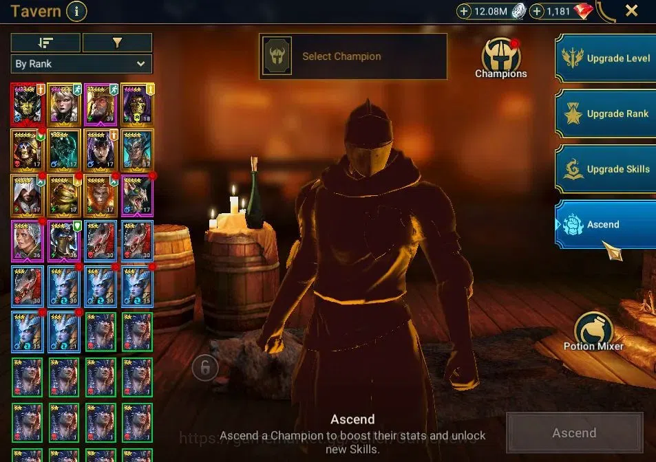 Raid: Shadow Legends Accounts Lv 38|634K Power|1 Mythical(Aphidus)|7 Legend(Senn image 19