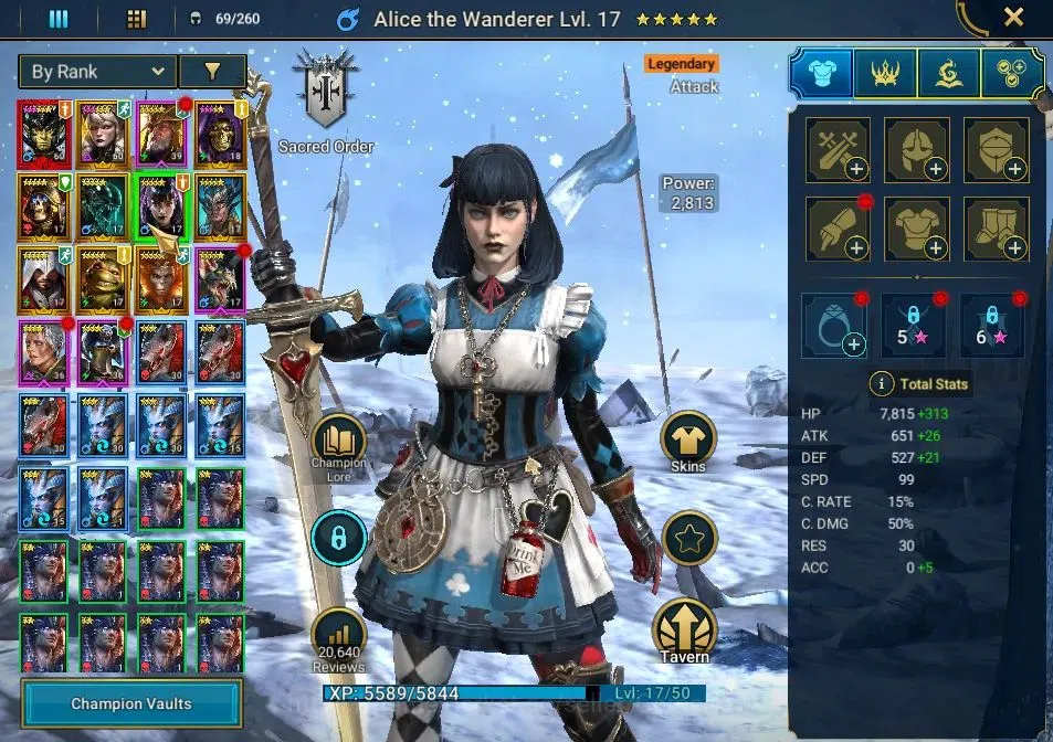 Raid: Shadow Legends Accounts Lv 38|634K Power|1 Mythical(Aphidus)|7 Legend(Senn image 7