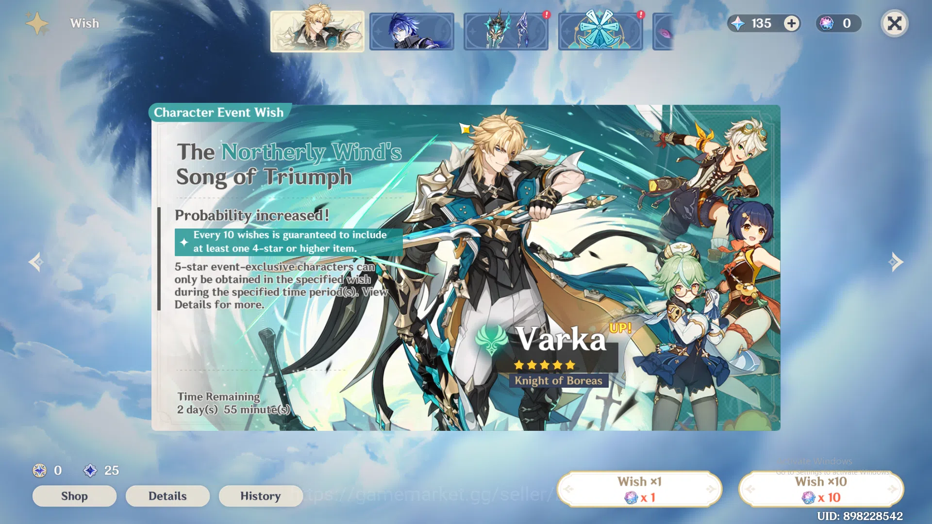 Genshin Impact Accounts ASIA | AR 56 | 5 Limit | Clorinde, Zhong li, Raide image 13