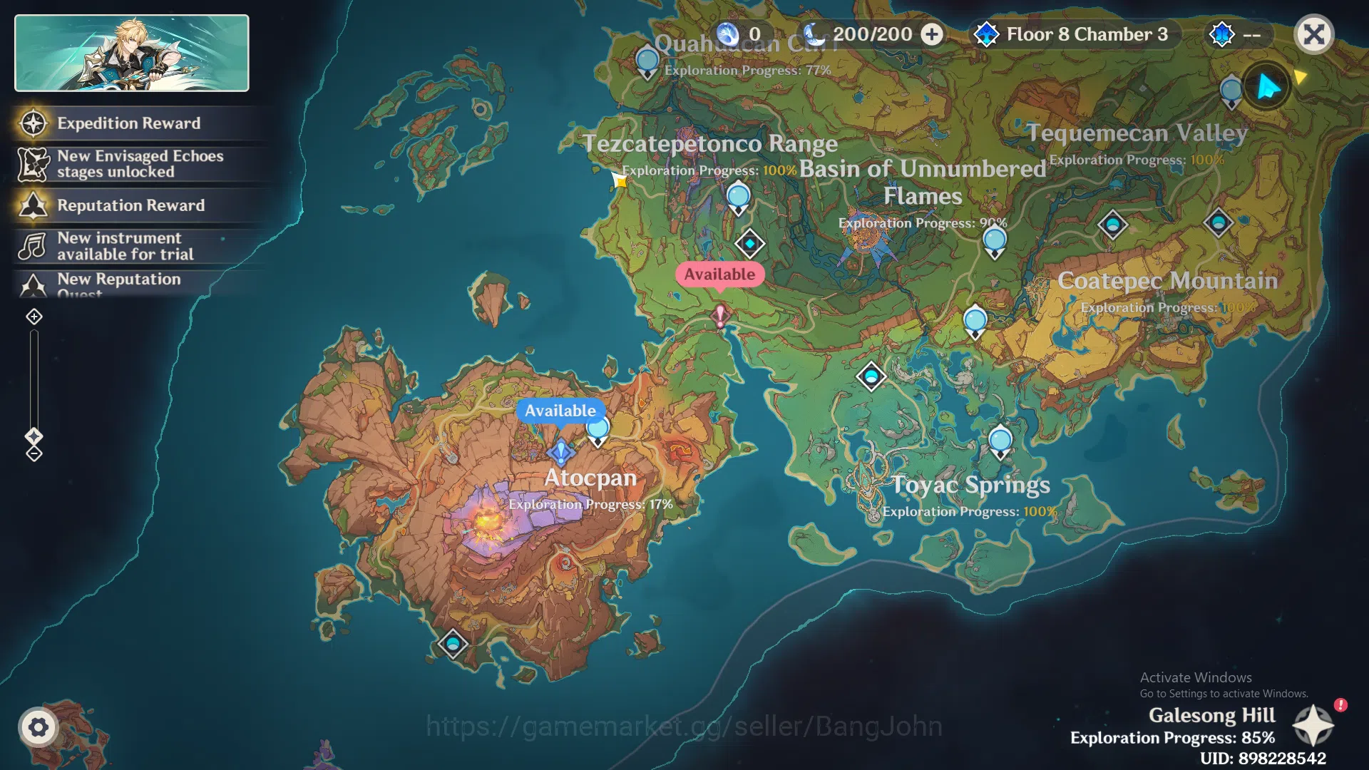 Genshin Impact Accounts ASIA | AR 56 | 5 Limit | Clorinde, Zhong li, Raide image 15