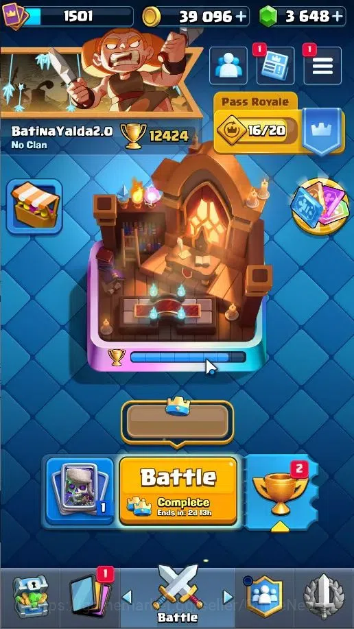 Clash Royale Accounts Lv 1501|Trophy 12424|KTL 15|Card 121|5 Max|2 Hero image 1