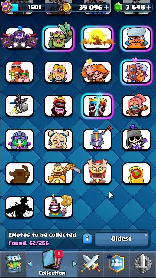 Clash Royale Accounts Lv 1501|Trophy 12424|KTL 15|Card 121|5 Max|2 Hero image 12