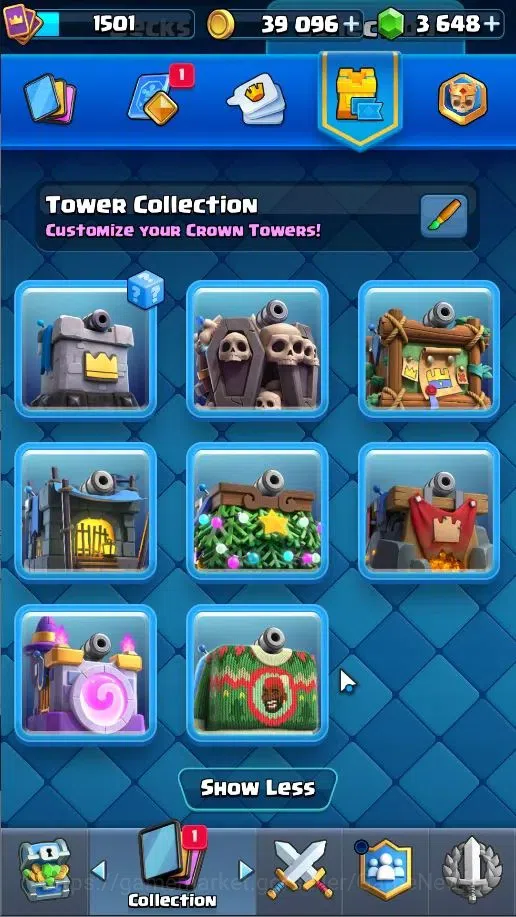 Clash Royale Accounts Lv 1501|Trophy 12424|KTL 15|Card 121|5 Max|2 Hero image 13
