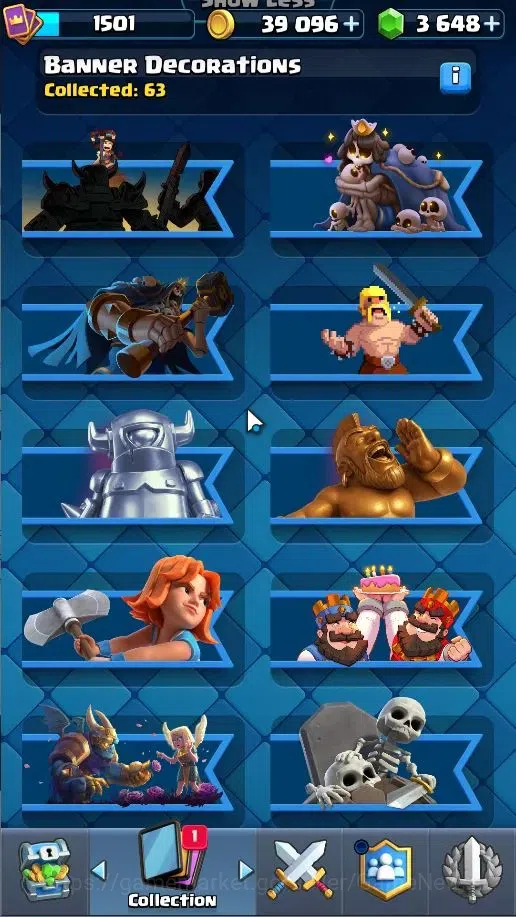Clash Royale Accounts Lv 1501|Trophy 12424|KTL 15|Card 121|5 Max|2 Hero image 14