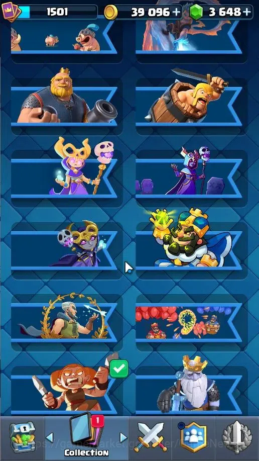 Clash Royale Accounts Lv 1501|Trophy 12424|KTL 15|Card 121|5 Max|2 Hero image 16