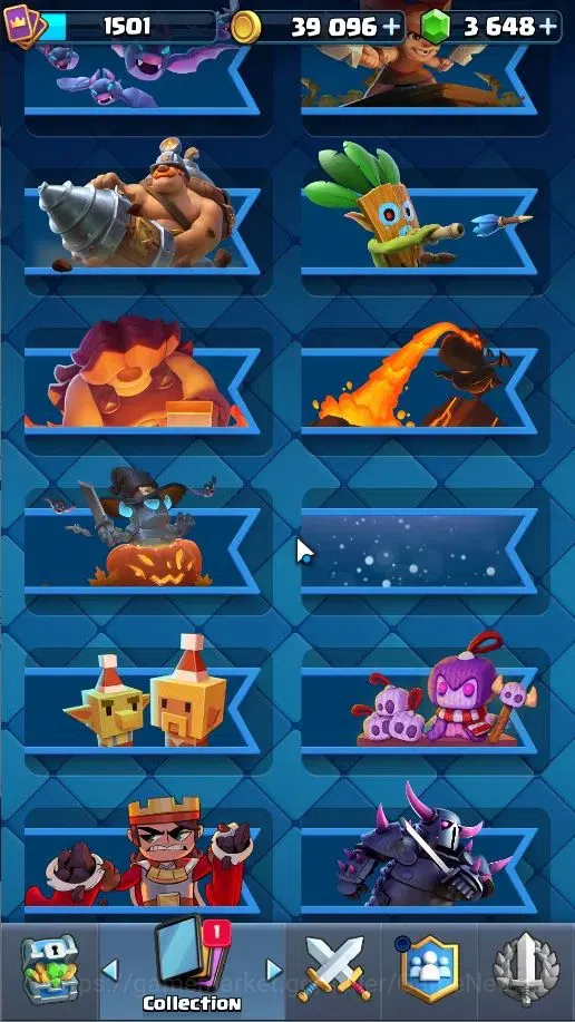 Clash Royale Accounts Lv 1501|Trophy 12424|KTL 15|Card 121|5 Max|2 Hero image 17