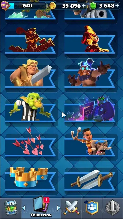 Clash Royale Accounts Lv 1501|Trophy 12424|KTL 15|Card 121|5 Max|2 Hero image 18