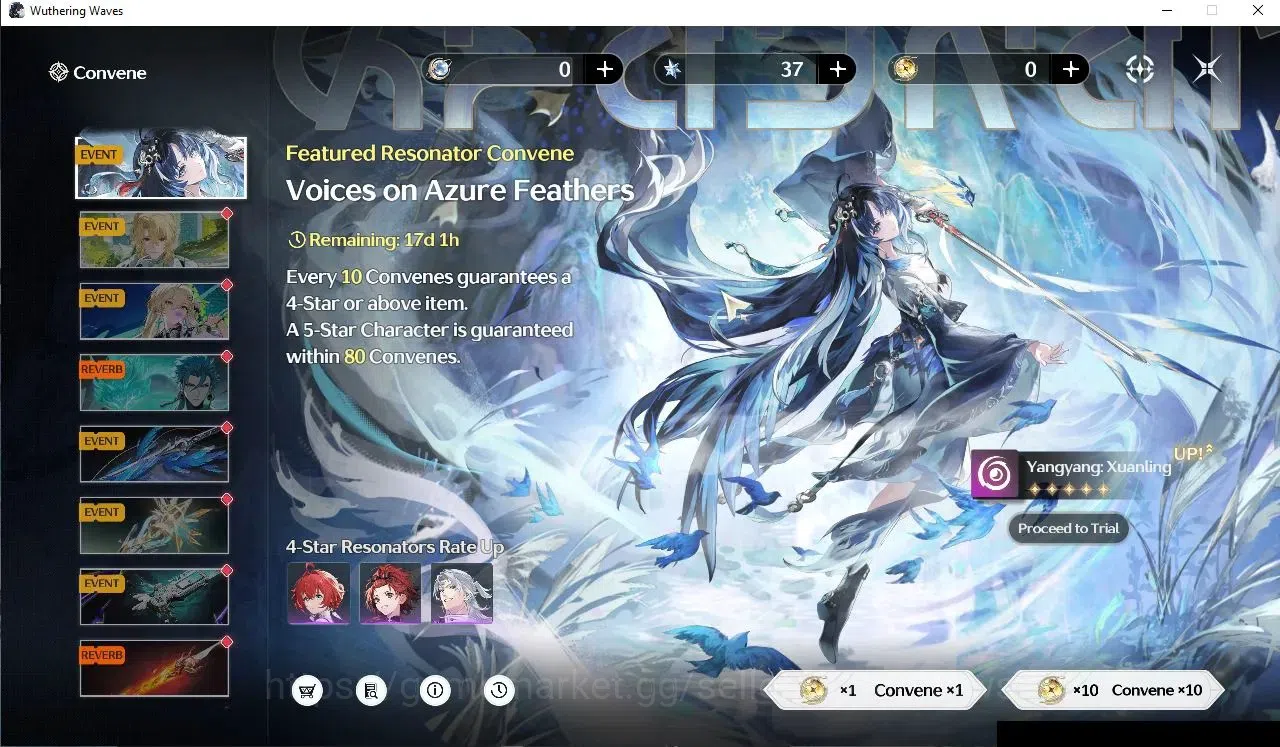 Wuthering Waves Accounts Starter SEA|UL 49|6 Limited|(Yangyang:Xuanling,Luuk Herssen,Lynae,Changli)+Sign Rebecca,Zhezhi 14