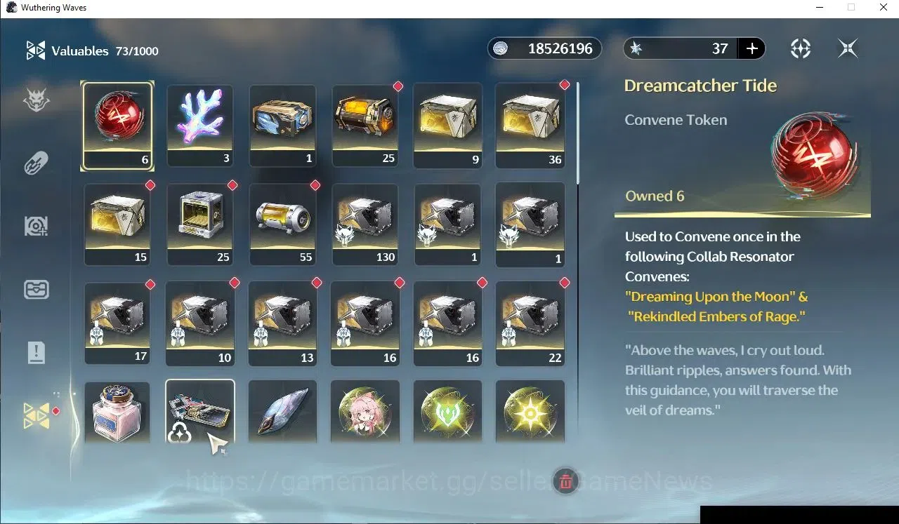 Wuthering Waves Accounts Starter SEA|UL 49|6 Limited|(Yangyang:Xuanling,Luuk Herssen,Lynae,Changli)+Sign Rebecca,Zhezhi 9
