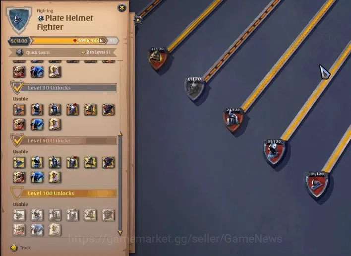 Albion Online Accounts ASIA|285M Total Fame|5 WP Lv 100 [4 Nature Stf Tre image 14
