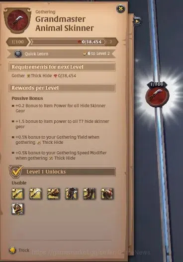 Albion Online Accounts ASIA|285M Total Fame|5 WP Lv 100 [4 Nature Stf Tre image 3