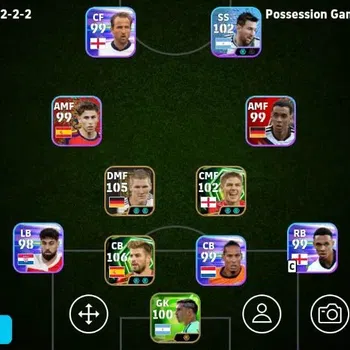 eFootball Accounts Legends & Iconic Players Mobile|PW 3068|B. Schweinsteiger Epic,Gerard Pique Epic,Steven Gerrard