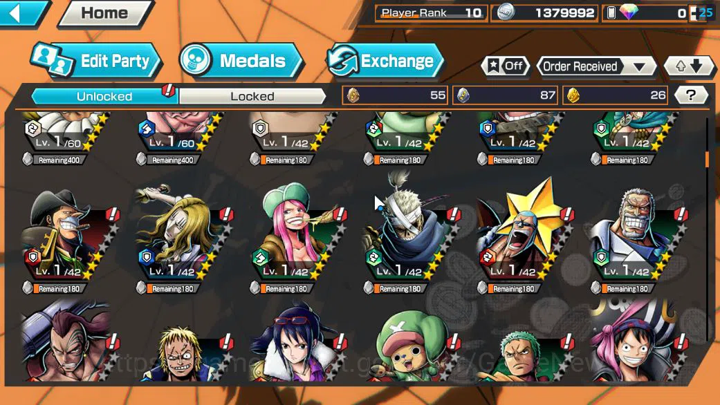 One Piece Bounty Rush Accounts Starter Global|5 EX|BP Kuzan,T5E St. Saturn,TFE Marshal D. Teach,G5 Monkey D. Luffy,KOP Gol 7