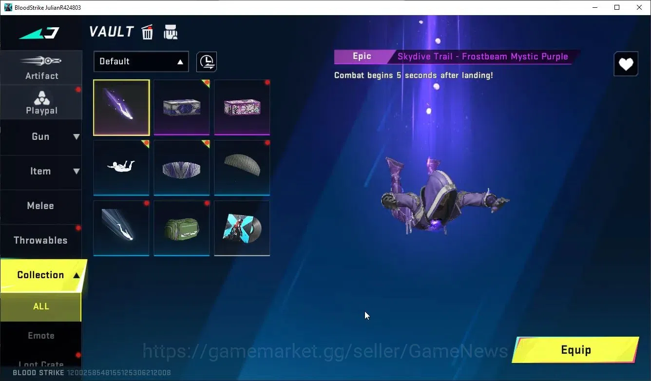 Blood Strike Accounts ASIA|ULTRA KRAKEN-Purple Lightning | EVO M1887-Des image 12