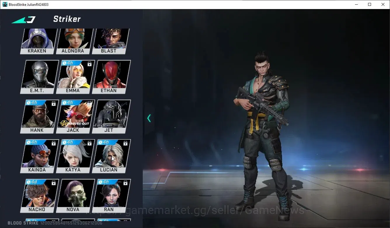 Blood Strike Accounts ASIA|ULTRA KRAKEN-Purple Lightning | EVO M1887-Des image 4
