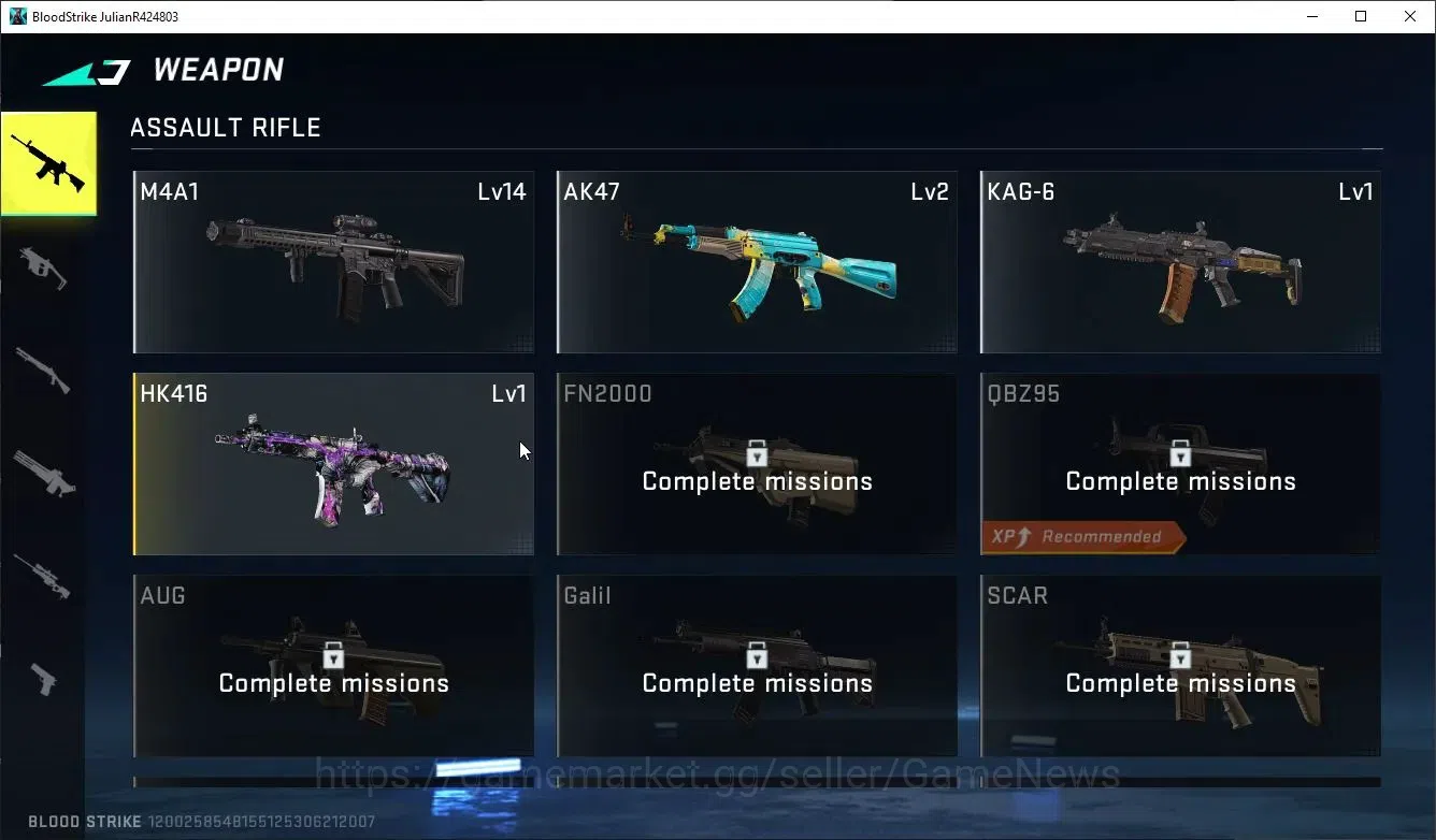 Blood Strike Accounts ASIA|ULTRA KRAKEN-Purple Lightning | EVO M1887-Des image 6