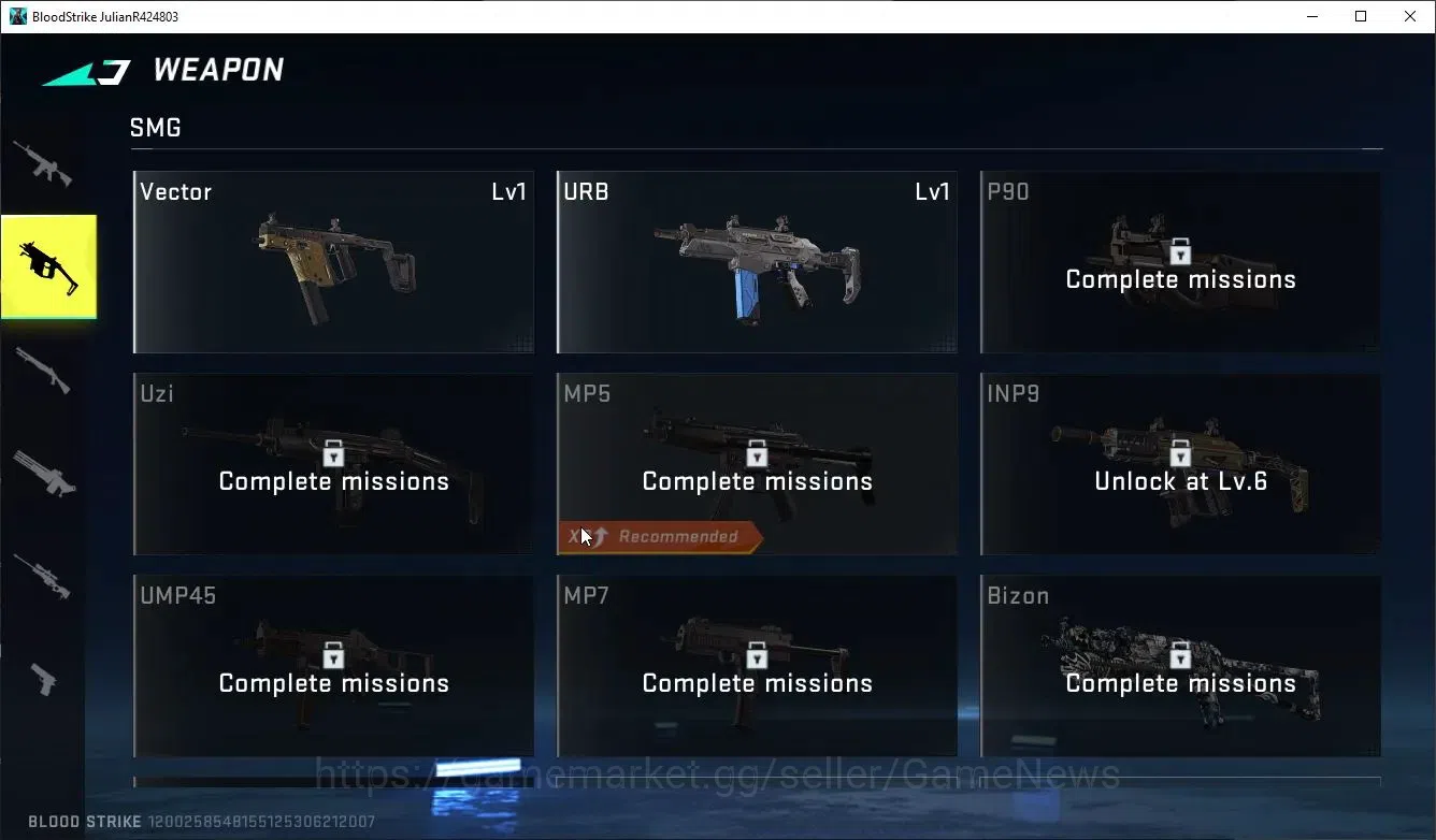 Blood Strike Accounts ASIA|ULTRA KRAKEN-Purple Lightning | EVO M1887-Des image 7