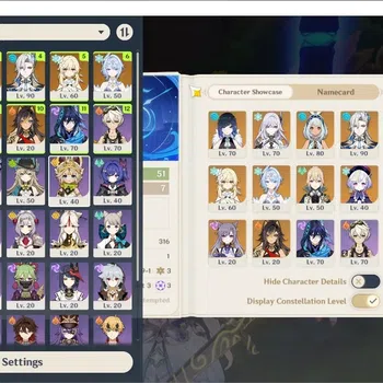 Genshin Impact Accounts Others Asia|AR 51|5 Limited (Yelan)+Sign Odette,Skirk,Neuvillette,Mualani +4 STD Char 4(*5