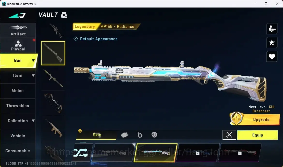 Blood Strike Accounts ASIA | 1 ULTRA STRIKER: ZERO-Agent Zero | 3 LEGEND image 4