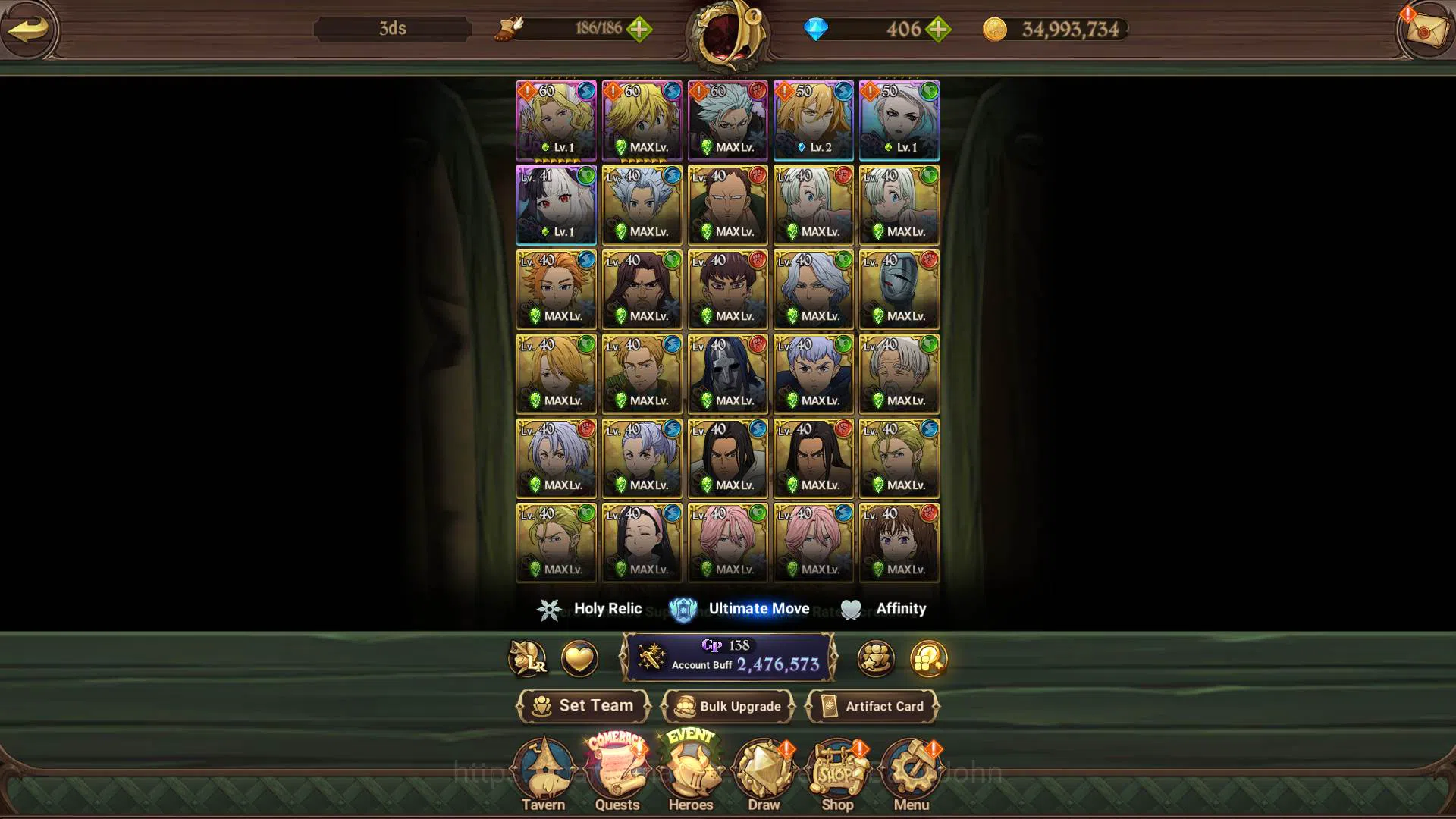 The Seven Deadly Sins: Grand Cross Accounts ASIA|2.4M CC|DM 406|LR Elizabeth|8 UR Salos3/6,Mer image 7