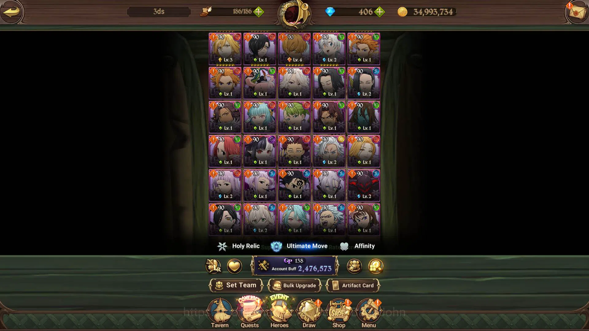 The Seven Deadly Sins: Grand Cross Accounts ASIA|2.4M CC|DM 406|LR Elizabeth|8 UR Salos3/6,Mer image 9