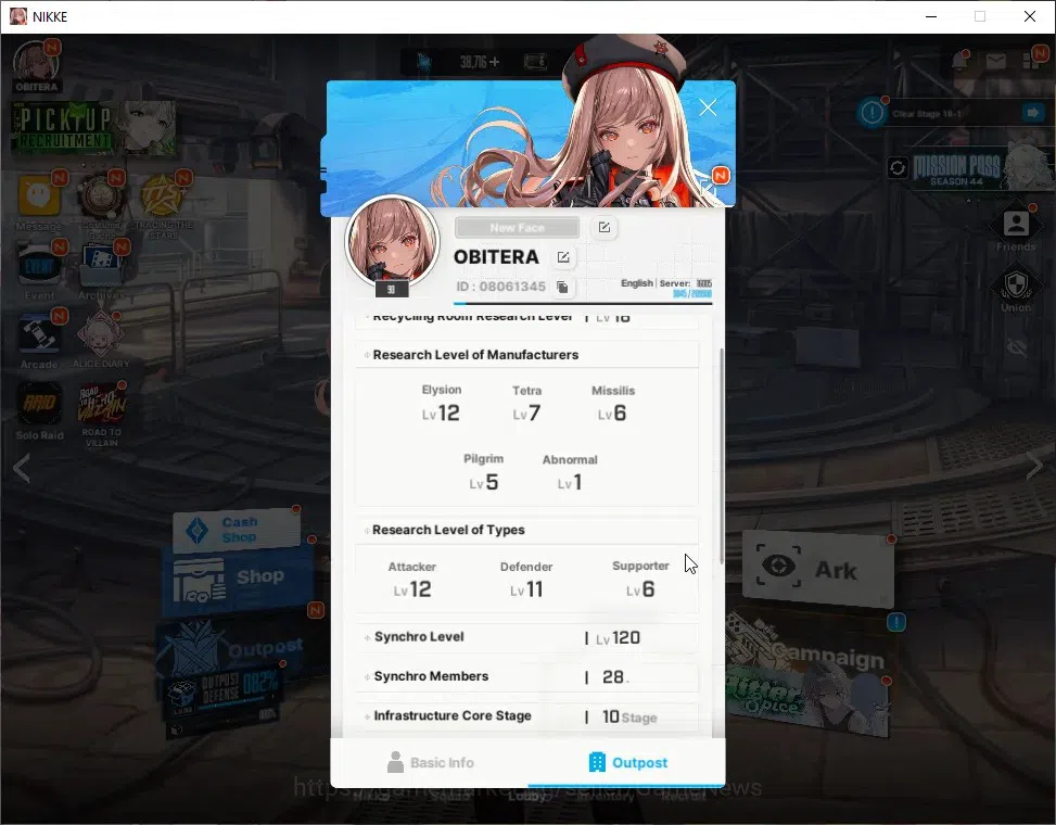 Goddess of Victory: Nikke Accounts Global|23SSR|SyncLV120|Gem38k|(Collab EVE,Raven),A image 3