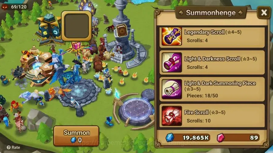 Summoners War: Sky Arena Accounts Starter GLOBAL | NB 5 TESHAR,Starter Gacha 115 12Y+160 11Y Scrool, 3 Legendary All 4