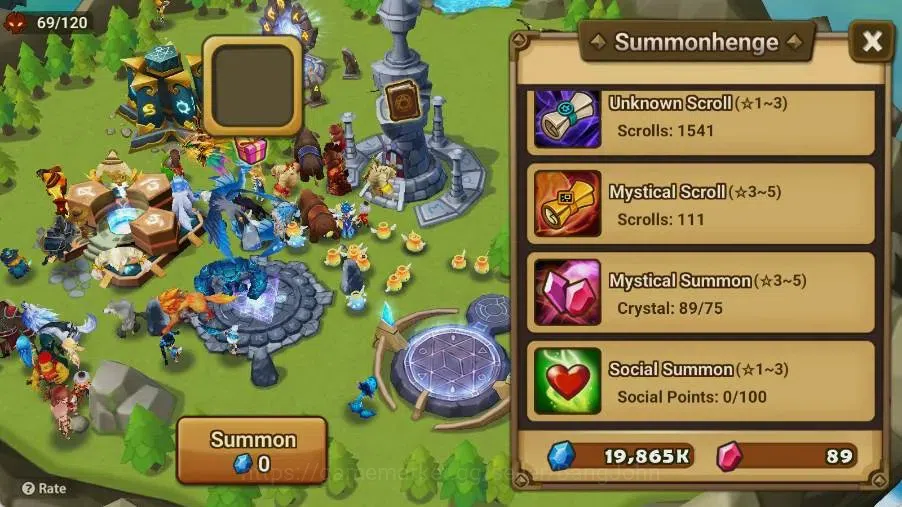 Summoners War: Sky Arena Accounts Starter GLOBAL | NB 5 TESHAR,Starter Gacha 115 12Y+160 11Y Scrool, 3 Legendary All 5