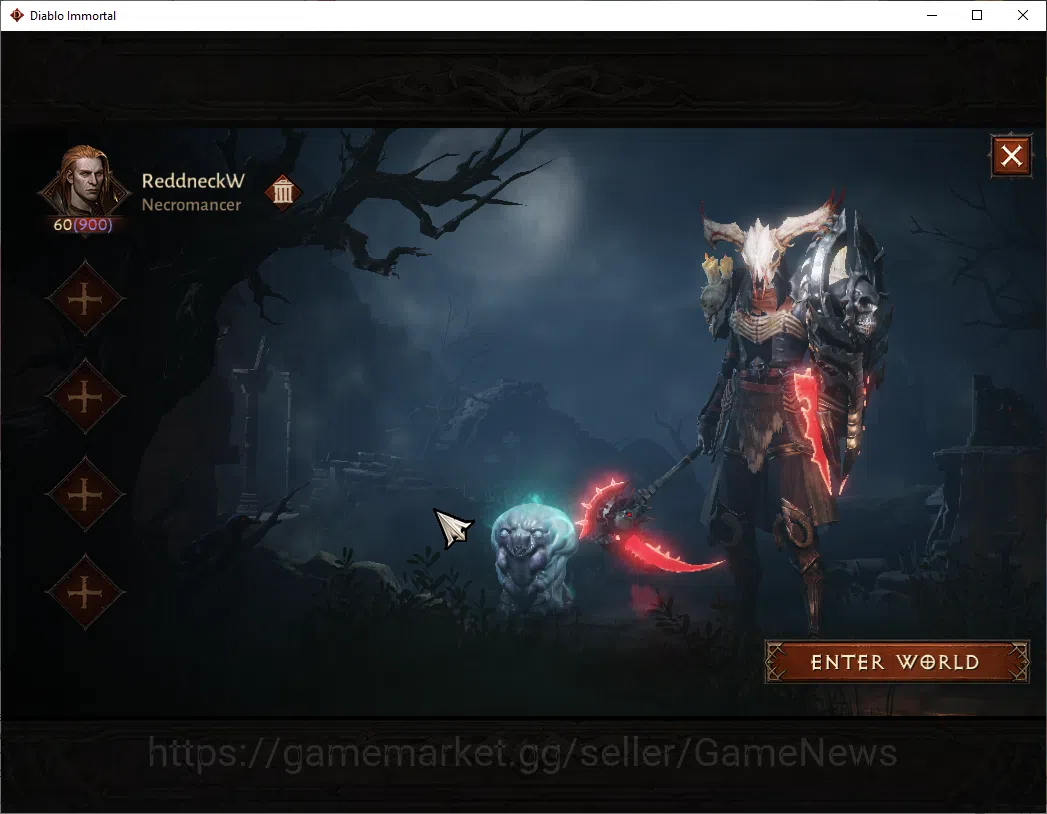 Diablo Immortal Accounts NA - High heaven|CS ON|Lv60(900)|Necromancer|CR 41 image 1